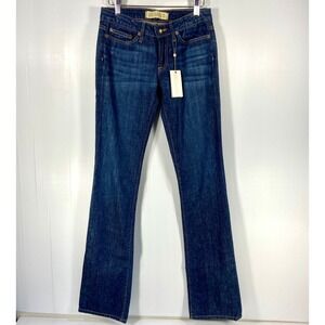 NWT Degain Slim Boot Cut‎ Low Rise Blue Denim Jeans Womens 26